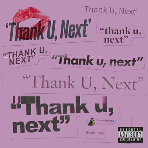 thank u, next cover art